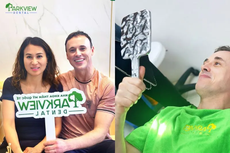 Hình ảnh khách hàng tại nha khoa Parkview