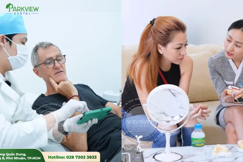 Hình ảnh khách hàng tại Nha khoa Parkview